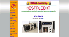Desktop Screenshot of nostalcomp.cz