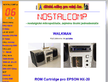 Tablet Screenshot of nostalcomp.cz